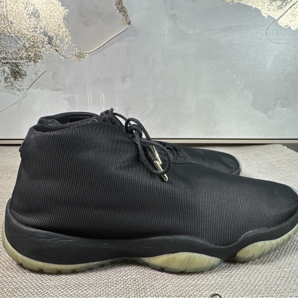 Nike Air Jordan Future Black Reflective Sneakers Shoes Size 13 High Top - Picture 5 of 16